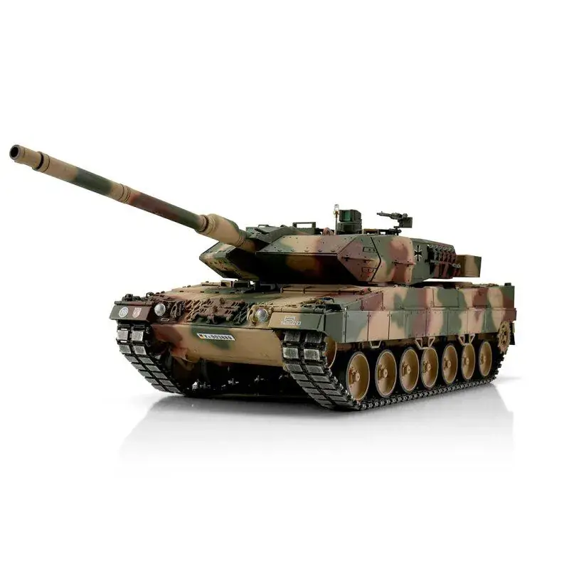 Torro 1/16 RC Leopard 2A6 camo IR in luxe houten krat Alleen Vandaag