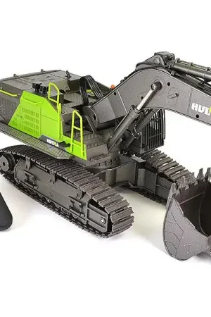 Snelle Levering Huina RC 593 6CH Excavator (HI-Torque DIG syteem)