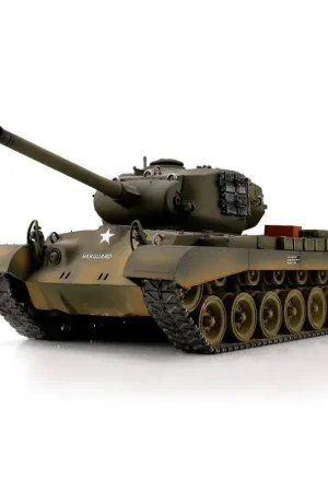 Torro 1/16 RC M26 Pershing Snow Leopard green BB (metal tracks) Express Levering