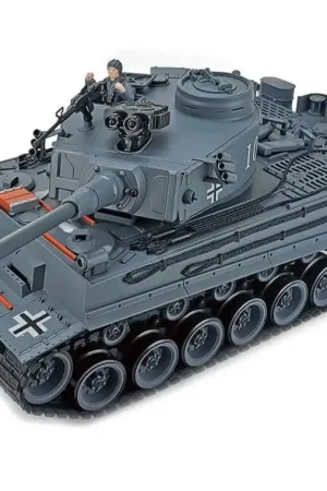 Korting Brother Tank 1/18 German Tiger 1 - Grijs