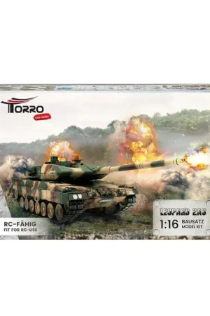 Lage Prijs Torro 1/16 RC Leopard 2A6 Bouwpakket