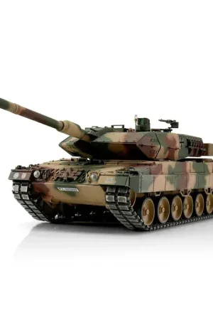 Torro 1/16 RC Leopard 2A6 camo BB in luxe houten krat Express Levering