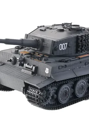 Taigen 1/24 Tiger I IR Battle Tank Late Version - Grijs Veilige Betaling