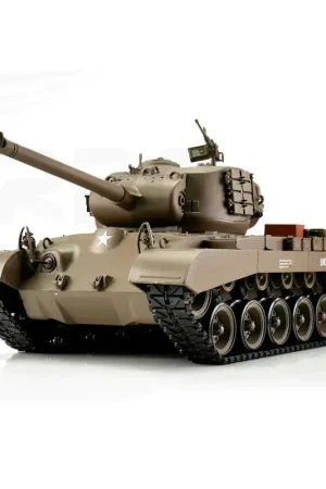 Torro 1/16 RC M26 Pershing green BB+IR (Metal Tracks) Rechtstreeks Van De Fabrikant