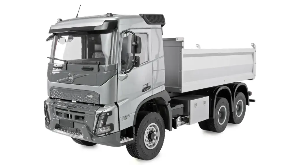 Tijdelijk Beschikbaar Amewi Volvo FMX E015 kiepwagen 6x4 1:14 RTR - Zilver