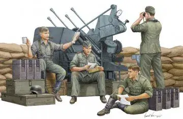 Trumpeter 1/35 German Anti-Aircraft Gun Crew Goedkoop