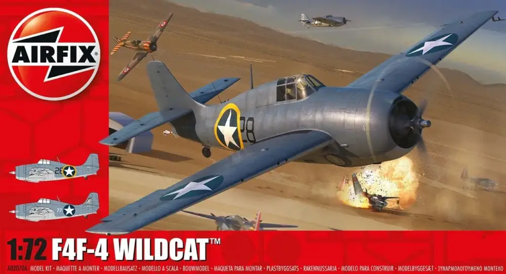 Airfix 1/72 Grumman F4f-4 Wildcat Favoriet