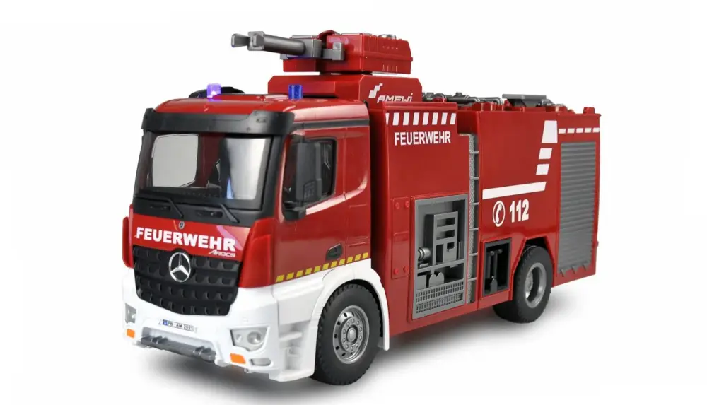 Gratis Retour Amewi Mercedes Brandweerwagen 1/18