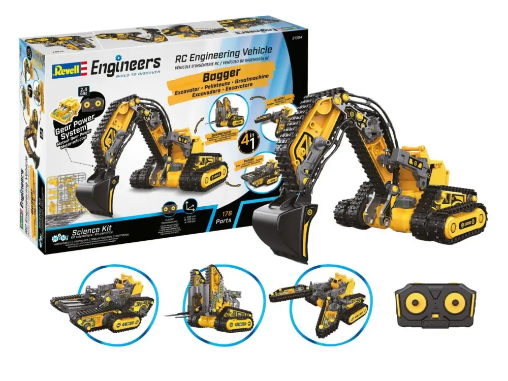 Revell Engineers Vehicle 4in1 - Bouwen, verkennen, ontdekken Voordeelprijs