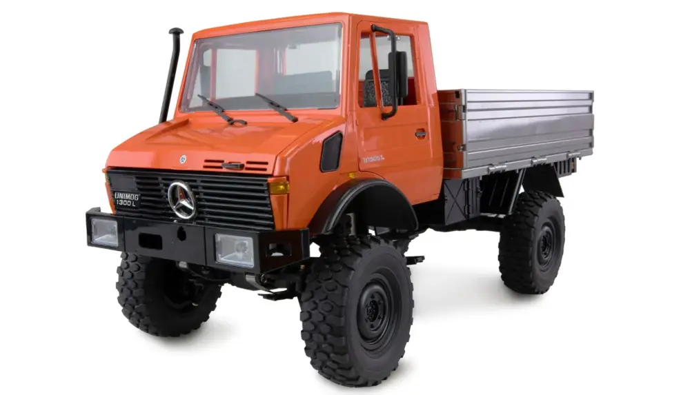 Mercedes-Benz Unimog Advanced 4WD 1:12 RTR - Oranje Snelle Levering