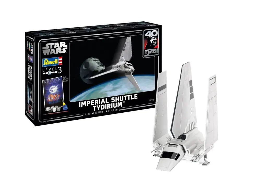 Direct Beschikbaar Revell 1/106 Star Wars Imperial Shuttle Tydirium - Gift Set