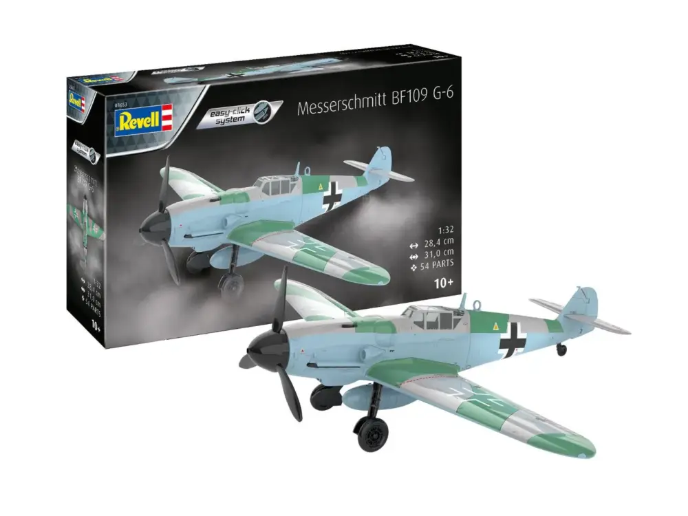 Revell 1/32 Messerschmitt BF109 G-6 - Easy Click System Direct Verzonden