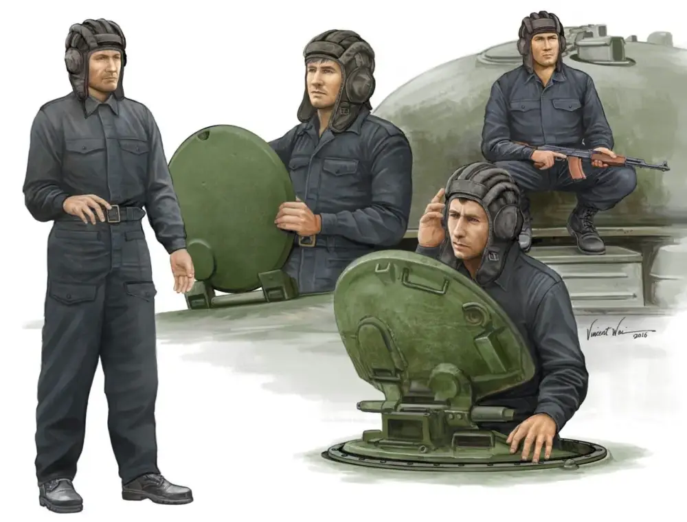 Exclusieve Aanbieding Trumpeter 1/35 Soviet Tank Crew 1970-1980