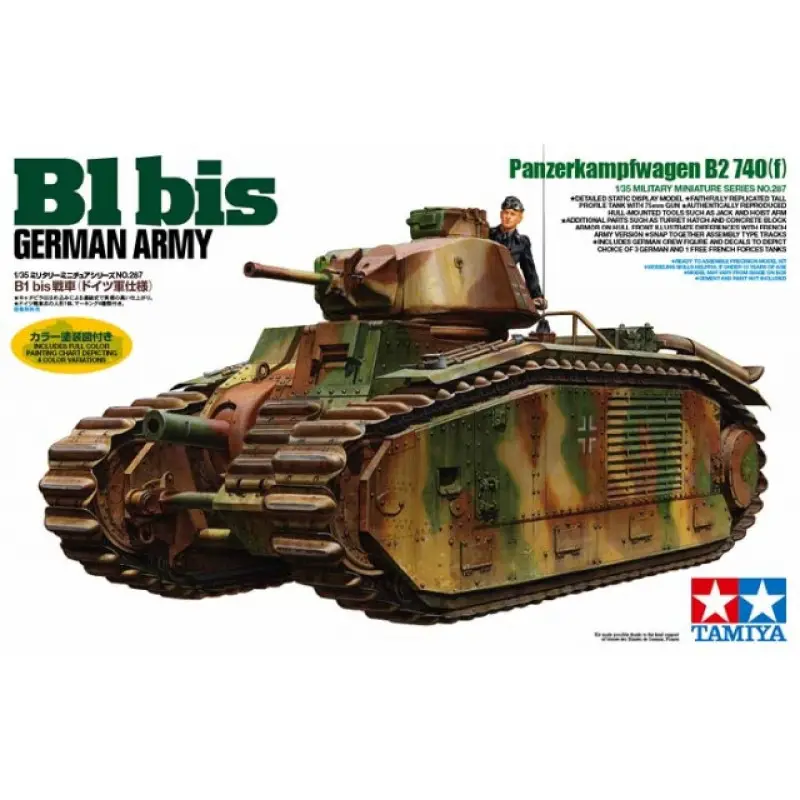 B1 bis German Army Panzerkampfwagen B2 740(f) 35287 Finale Uitverkoop