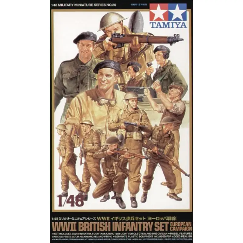 Speciale Aanbieding WWII british Infantery Set -32526