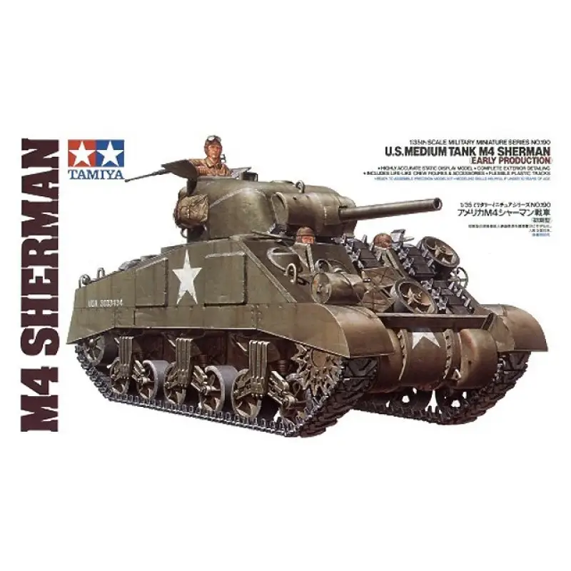 U.S. Medium Tank M4 Sherman(Early Production) -35190 Merkproduct