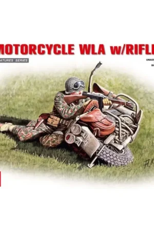 Gereduceerde Prijs U.S. Motorcycle WLA w/Rifleman -35179