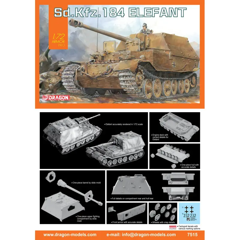 Hoge Kwaliteit SD.Kfz.84 Elefant -7515