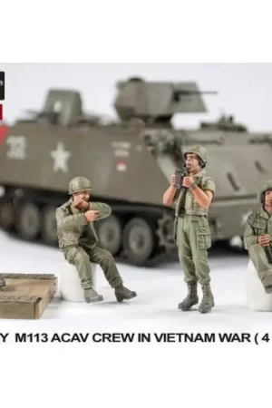 U.S. Army M113 ACAV Crew in Vietnam War 4 Figures-HF741 Beste Prijs