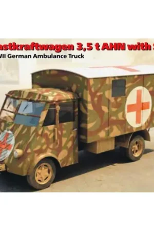 Lastkraftwagen 3.5t ANH with Shelter WWII German Ambulance Truck 35417 Beperkt Aanbod