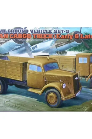 Dagaanbieding German Cargo Truck (Early & Late)WWII Ground Vehicle Set 5 -13404