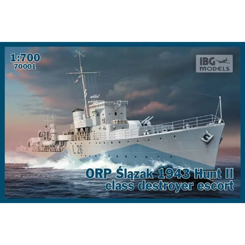 ORP Ślązak 1943 Hunt IIclass destroyer escort -70001 Beperkte Voorraad