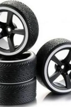 Populair Drift Banden & Velgen Wit 2 paar -2510047