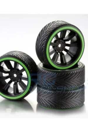 Fabrieksprijs Drift Banden & Velgen Groen 2 paar -2510049
