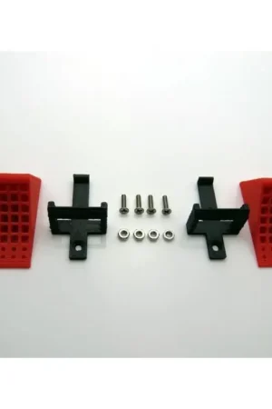 Aanbieding Wielblokken Rood -50088