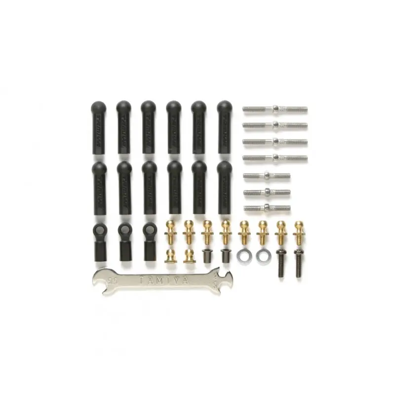 Express Levering TT-02 Full Turnbuckle-Set adjustable (7) - 54539