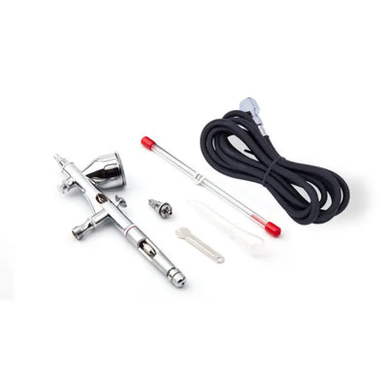Nu Kopen Airbrush Spuit Dual Action & Extra Naald & Gewapende Slang