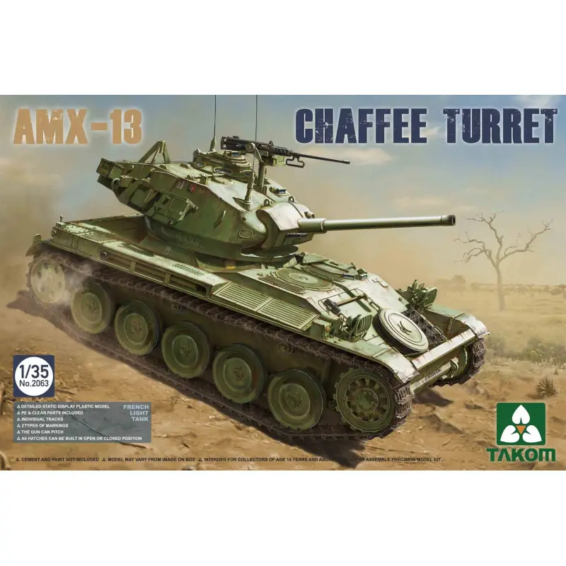 AMX-13 Chaffee Turret -2063 Direct Verzonden